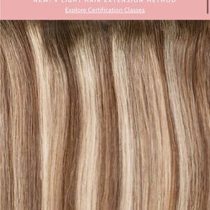 22” Aqua clip in extensions